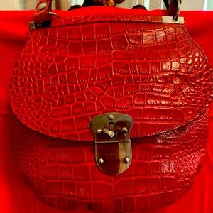 New Patricia Nash berry red bag cute bag